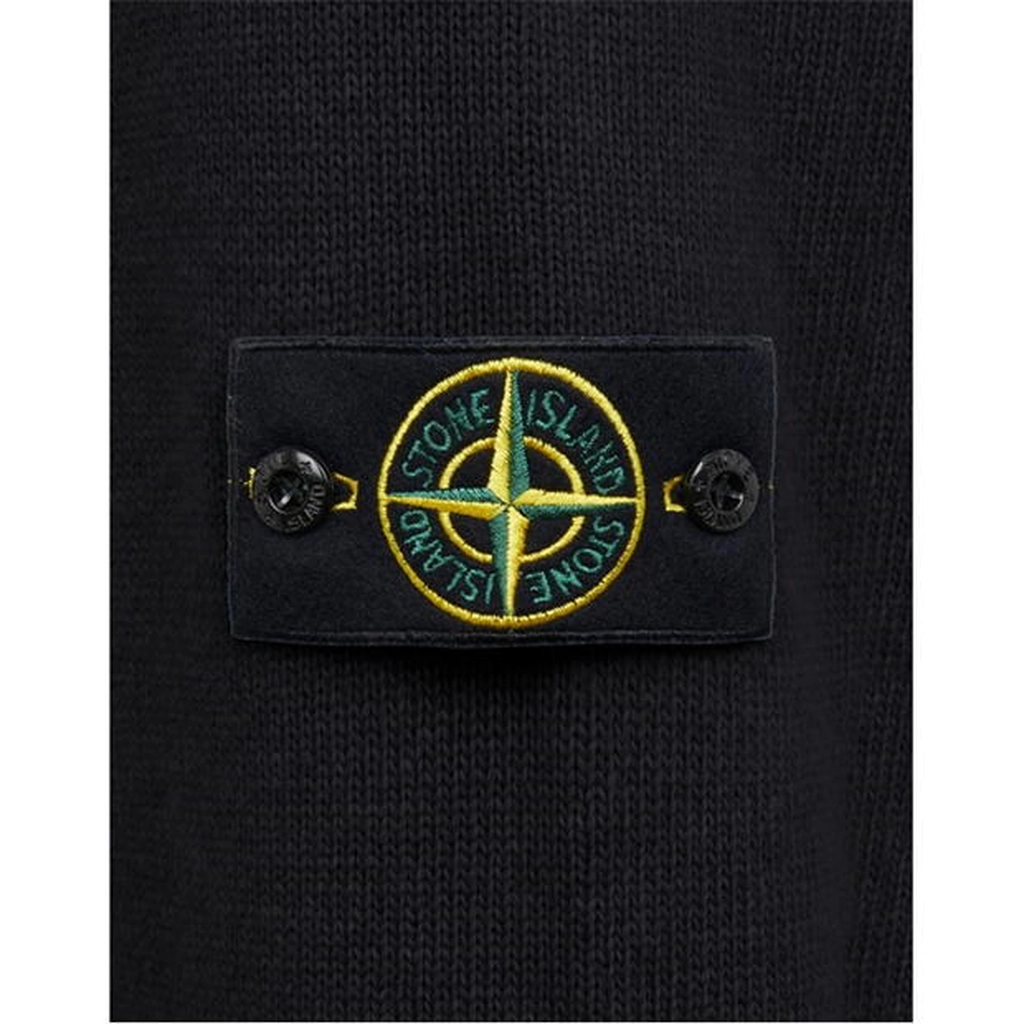 Stone Island Lambswool quarter Zip Knitwear - Blue
